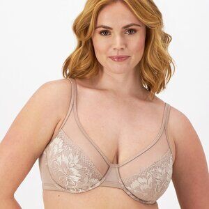 Bali Women's One Smooth U Lace Minimizer Bra, Underwire, Full-Coverage, 36DDD